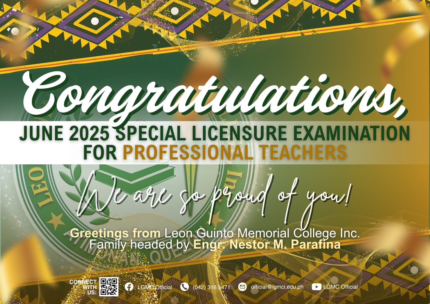 Special Licensure Exam